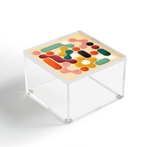 Showmemars Color pops mid century style Acrylic Box