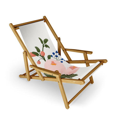 Showmemars Delicate florals no2 Sling Chair