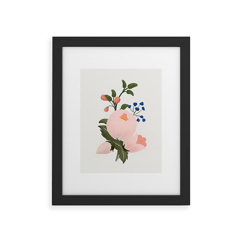 Showmemars Delicate florals no2 Framed Art Print