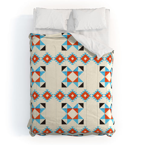 Showmemars geometry navajo pattern no2 Comforter