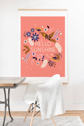 Showmemars Hello Sunshine 1 Art Print And Hanger