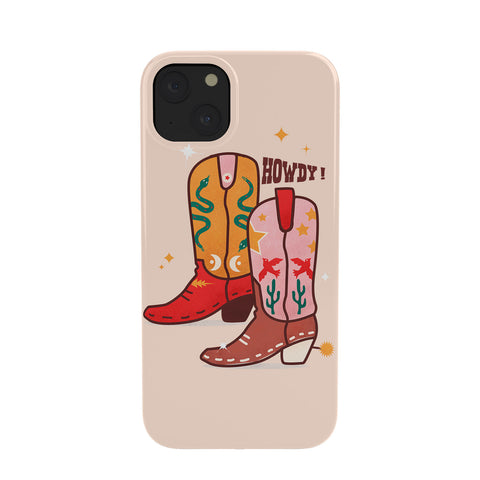 Showmemars Howdy Cowboy Boots Phone Case