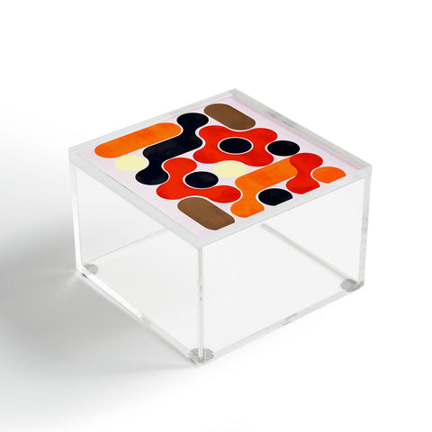 Showmemars Midcentury geometry no4 Acrylic Box