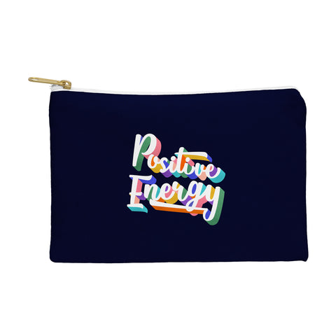 Showmemars Positive Energy typography Pouch
