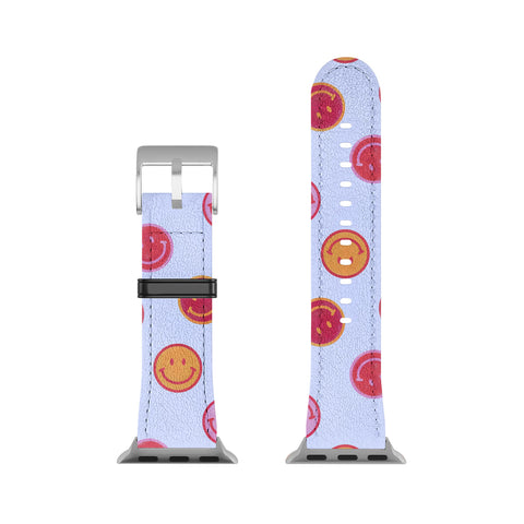 Showmemars Smiling faces pattern no2 Apple Watch Band