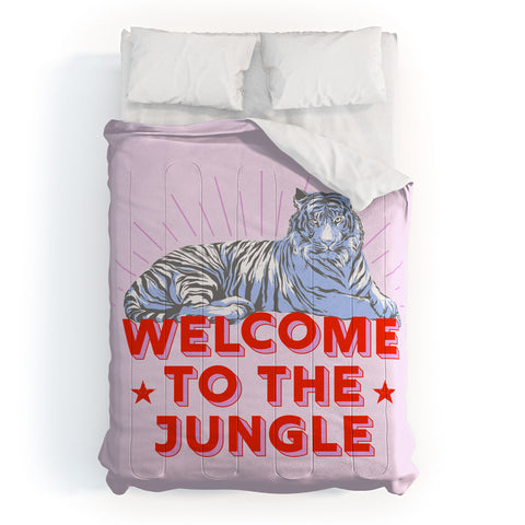 Showmemars welcome to the jungle retro Comforter