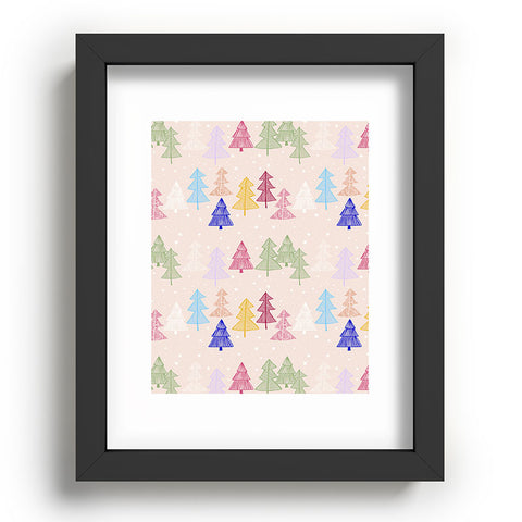 Showmemars Xmas forrest pattern Recessed Framing Rectangle