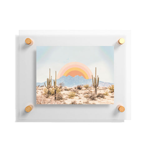Sisi and Seb Arizona Sun rise Floating Acrylic Print