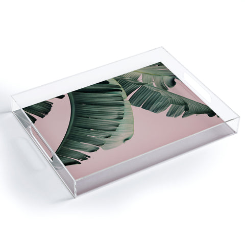 Sisi and Seb Banana Leaf Blush Acrylic Tray
