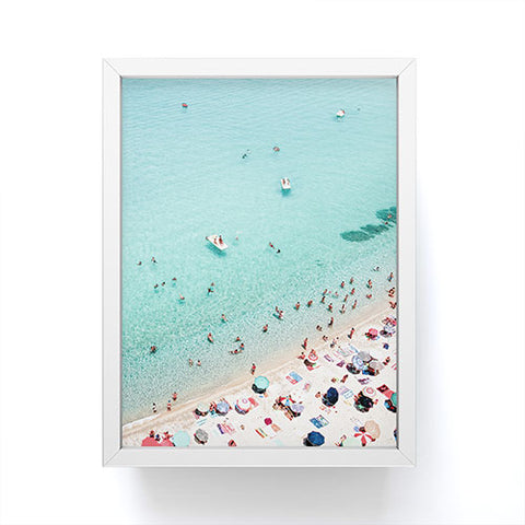Sisi and Seb Beach People Framed Mini Art Print