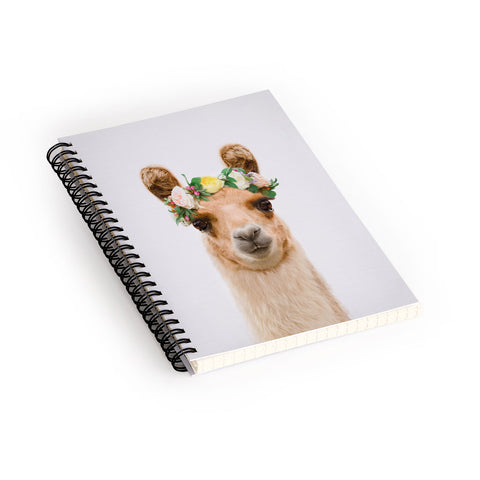 Sisi and Seb Boho Llama Spiral Notebook