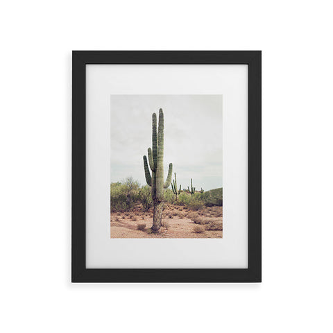 Sisi and Seb Cactus Land Framed Art Print