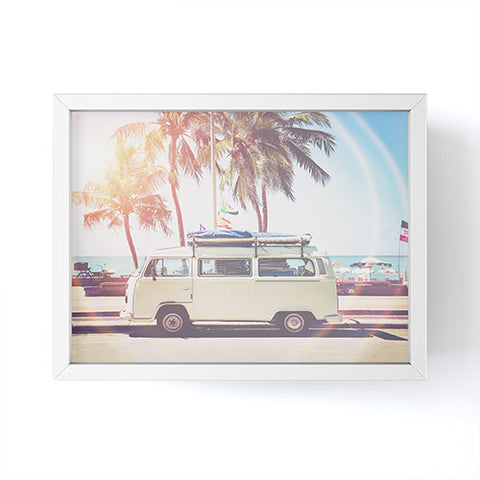 Sisi and Seb Camper Van Framed Mini Art Print