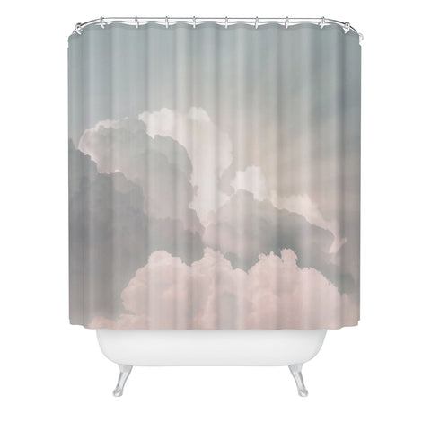 Sisi and Seb Clouds And Sun Rays Shower Curtain