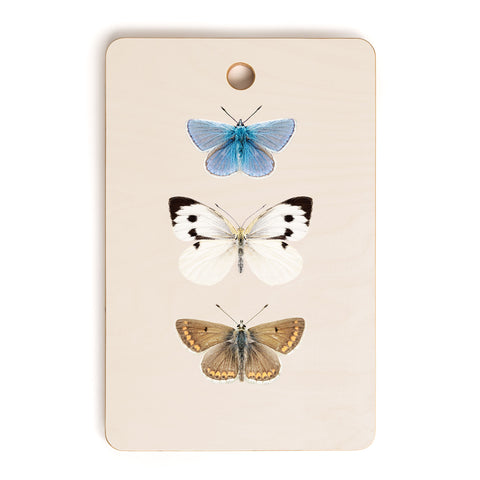 Sisi and Seb English Butterflies Cutting Board Rectangle