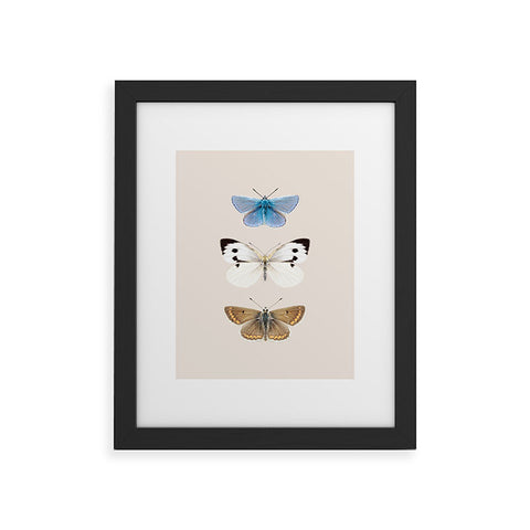 Sisi and Seb English Butterflies Framed Art Print