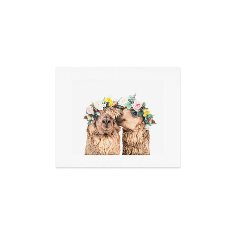 Sisi and Seb Flowers in her hair Art Print