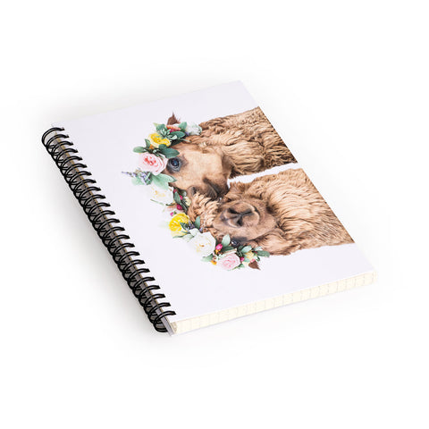Sisi and Seb Flowers in her hair Spiral Notebook