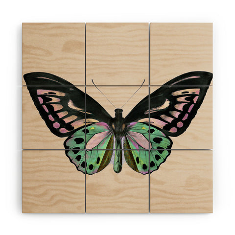Sisi and Seb Funky Butterfly Wood Wall Mural