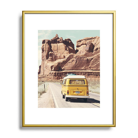 Sisi and Seb Going on a road trip Metal Framed Art Print