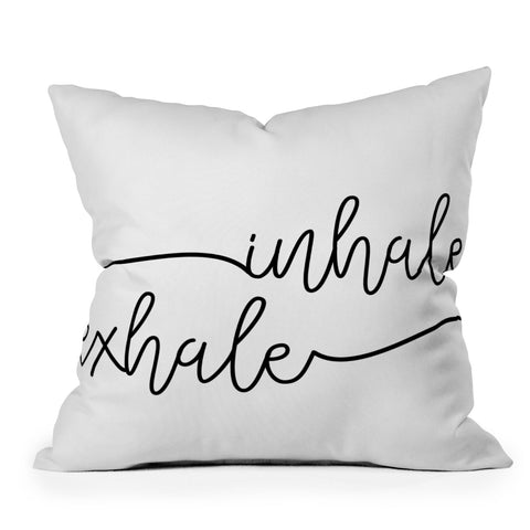 Sisi and Seb INHALE x EXHALE Throw Pillow