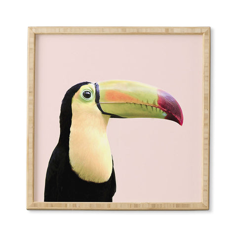 Sisi and Seb Pastel toucan Framed Wall Art