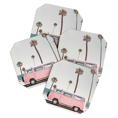 Sisi and Seb Pink Van Coaster Set