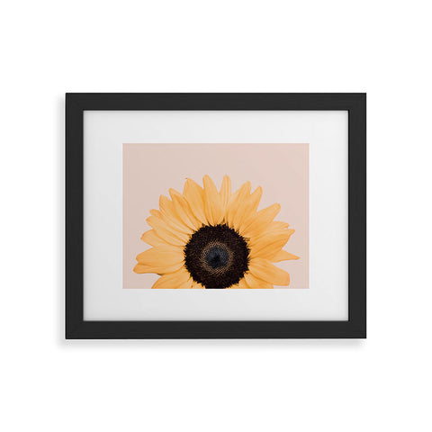 Sisi and Seb Pretty Sunflower Framed Art Print
