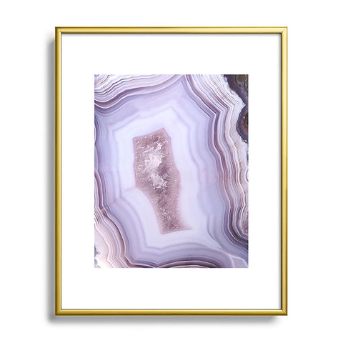Sisi and Seb Purple Gem Metal Framed Art Print