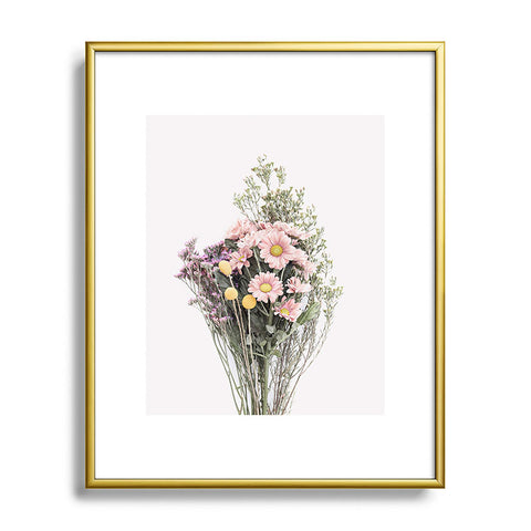Sisi and Seb Wildflower Bouquet Metal Framed Art Print