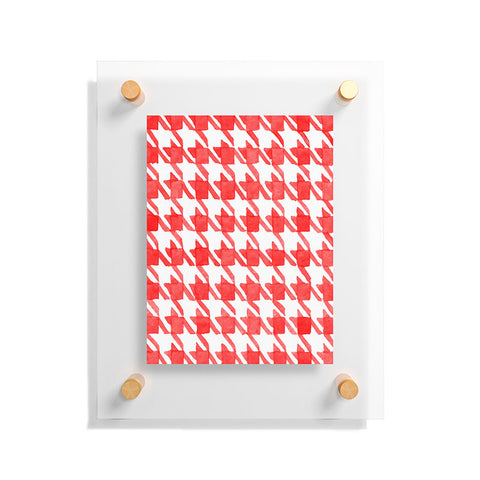 Social Proper Candy Houndstooth Floating Acrylic Print