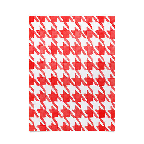 Social Proper Candy Houndstooth Poster