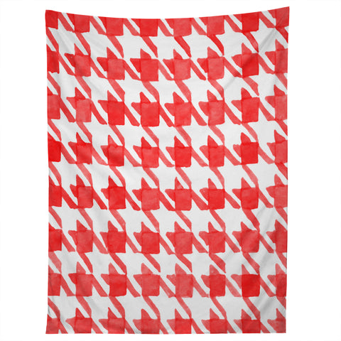 Social Proper Candy Houndstooth Tapestry