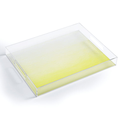 Social Proper Lemon Ombre Acrylic Tray
