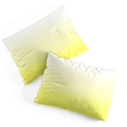 Social Proper Lemon Ombre Pillow Shams