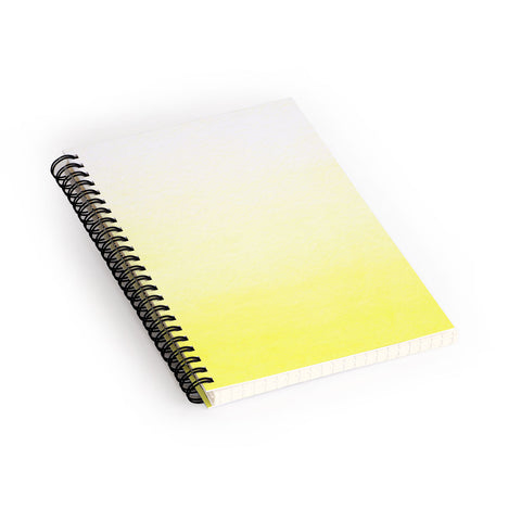Social Proper Lemon Ombre Spiral Notebook