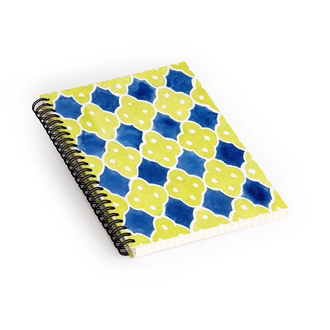 Social Proper Spanish Tiles Spiral Notebook