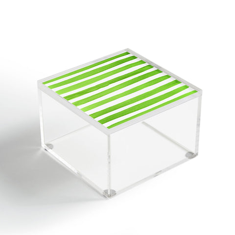 Social Proper Spruce Stripes Acrylic Box