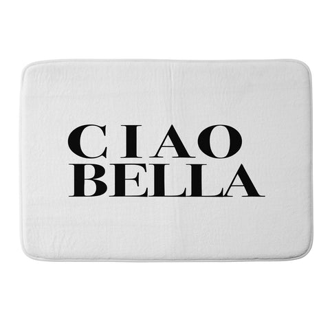 socoart Ciao Bella Memory Foam Bath Mat