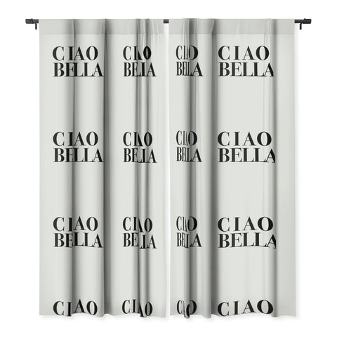 socoart Ciao Bella Blackout Window Curtain