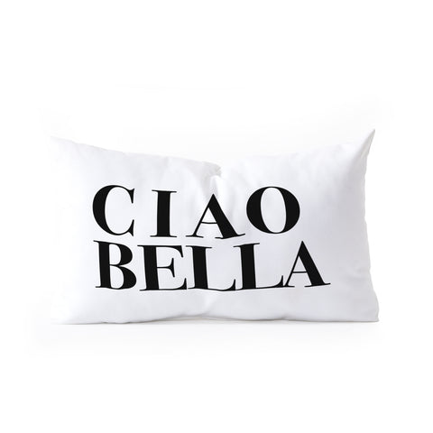 socoart Ciao Bella Oblong Throw Pillow