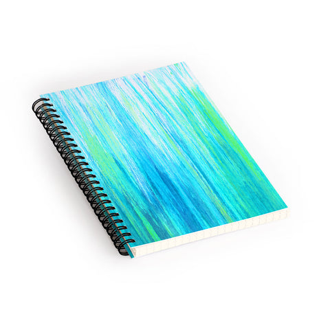 Sophia Buddenhagen Aqua Stream Spiral Notebook