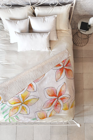 Sophia Buddenhagen Bali Mood Fleece Throw Blanket