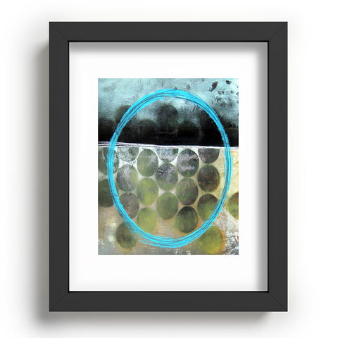 Sophia Buddenhagen Blue Circle Recessed Framing Rectangle