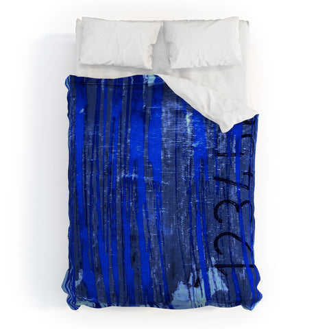 Sophia Buddenhagen Blue Numbers Comforter