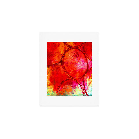 Sophia Buddenhagen Bright Red Circles Art Print