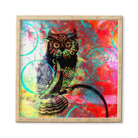 Sophia Buddenhagen Color Owl Framed Wall Art