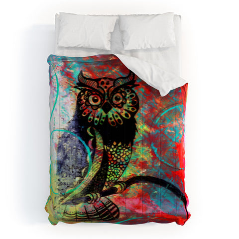 Sophia Buddenhagen Color Owl Comforter