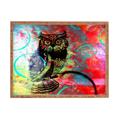 Sophia Buddenhagen Color Owl Rectangular Tray