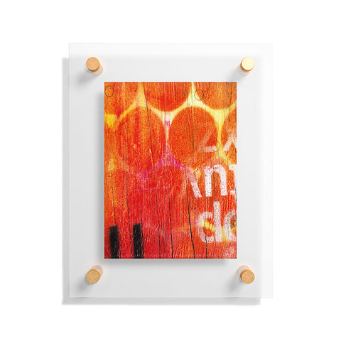 Sophia Buddenhagen Orange Floating Acrylic Print